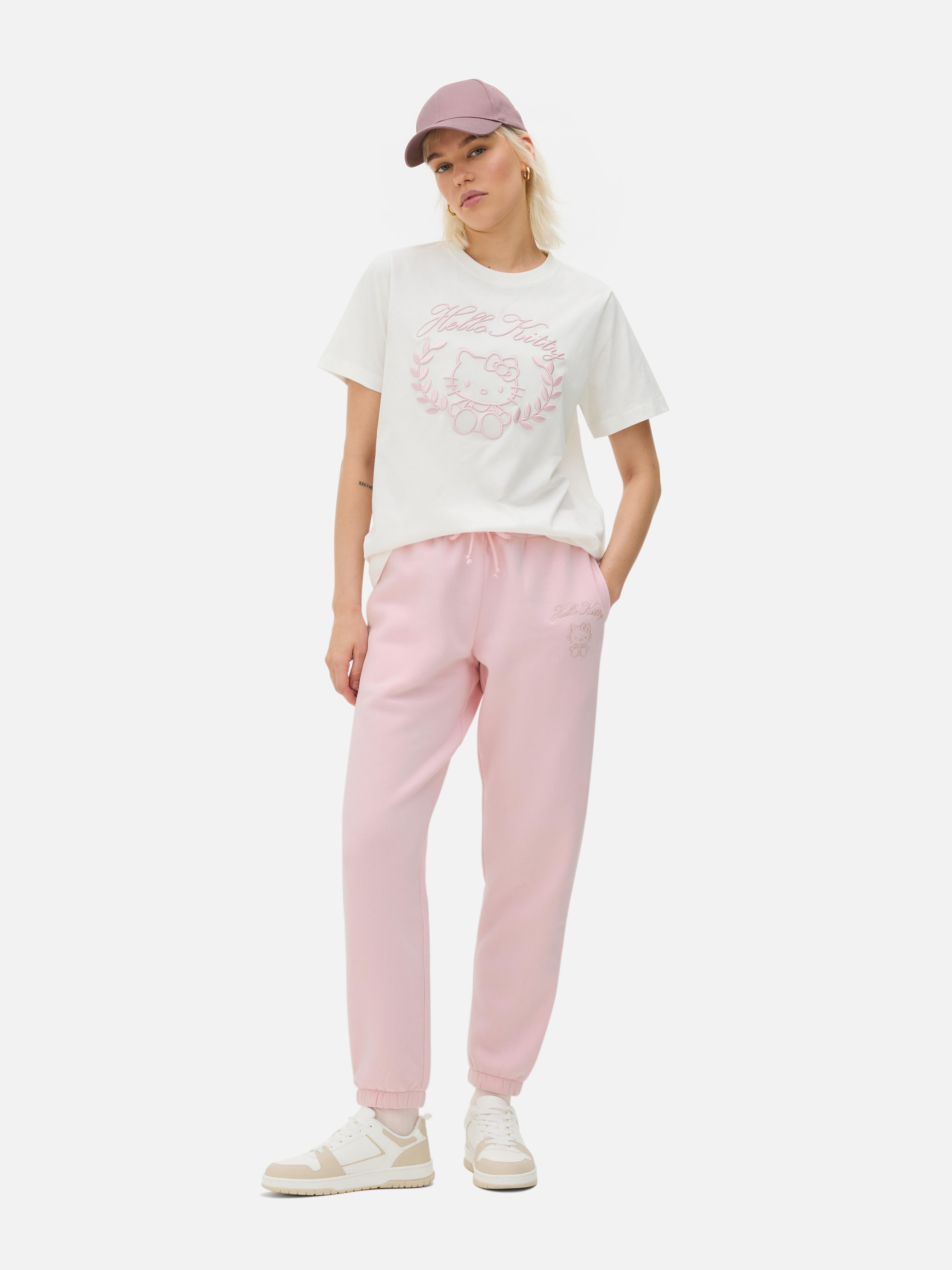 Hello Kitty Embossed Sweatpants
