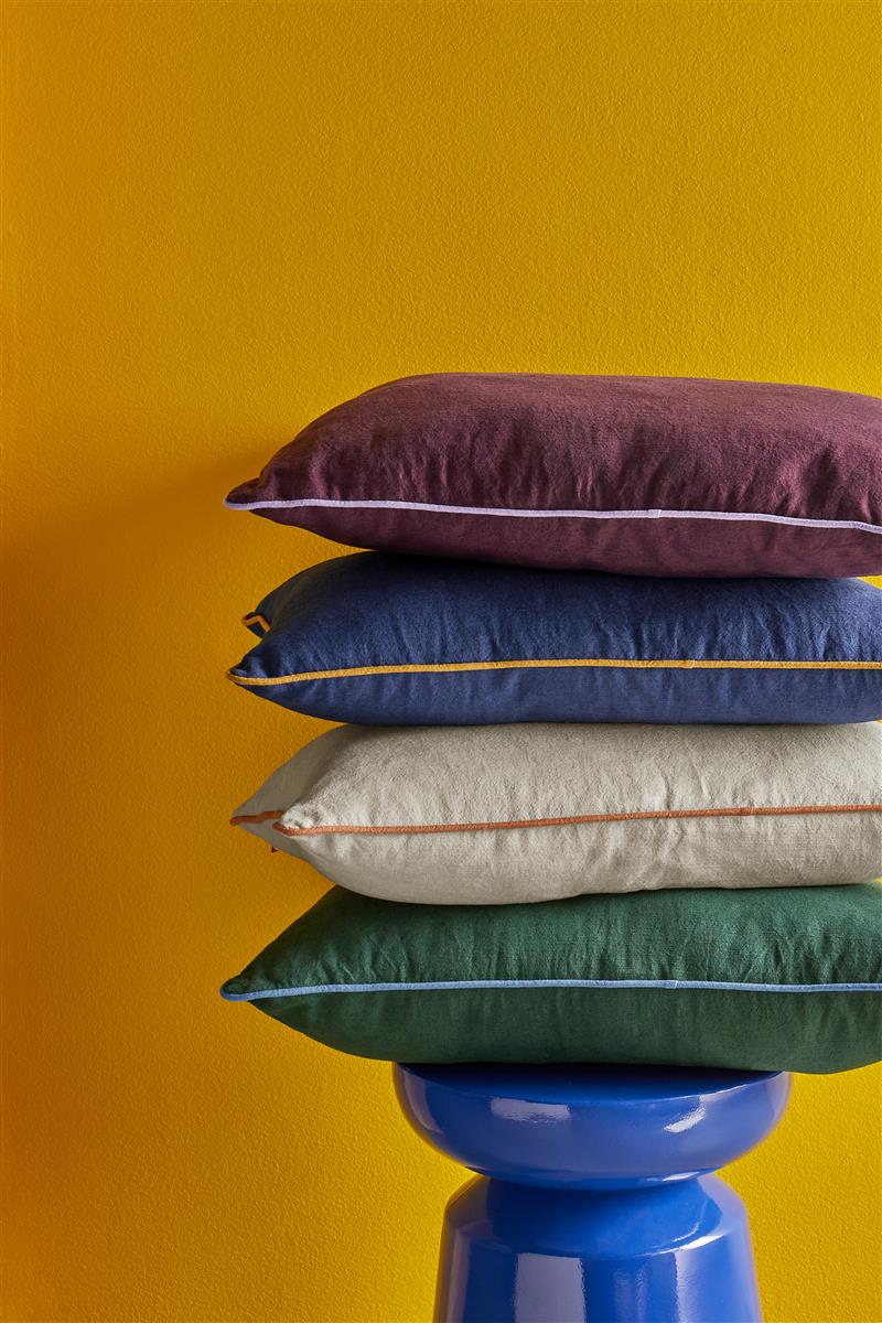 KAAT Amsterdam Lively Sierkussen - 40x60 cm - Blauw