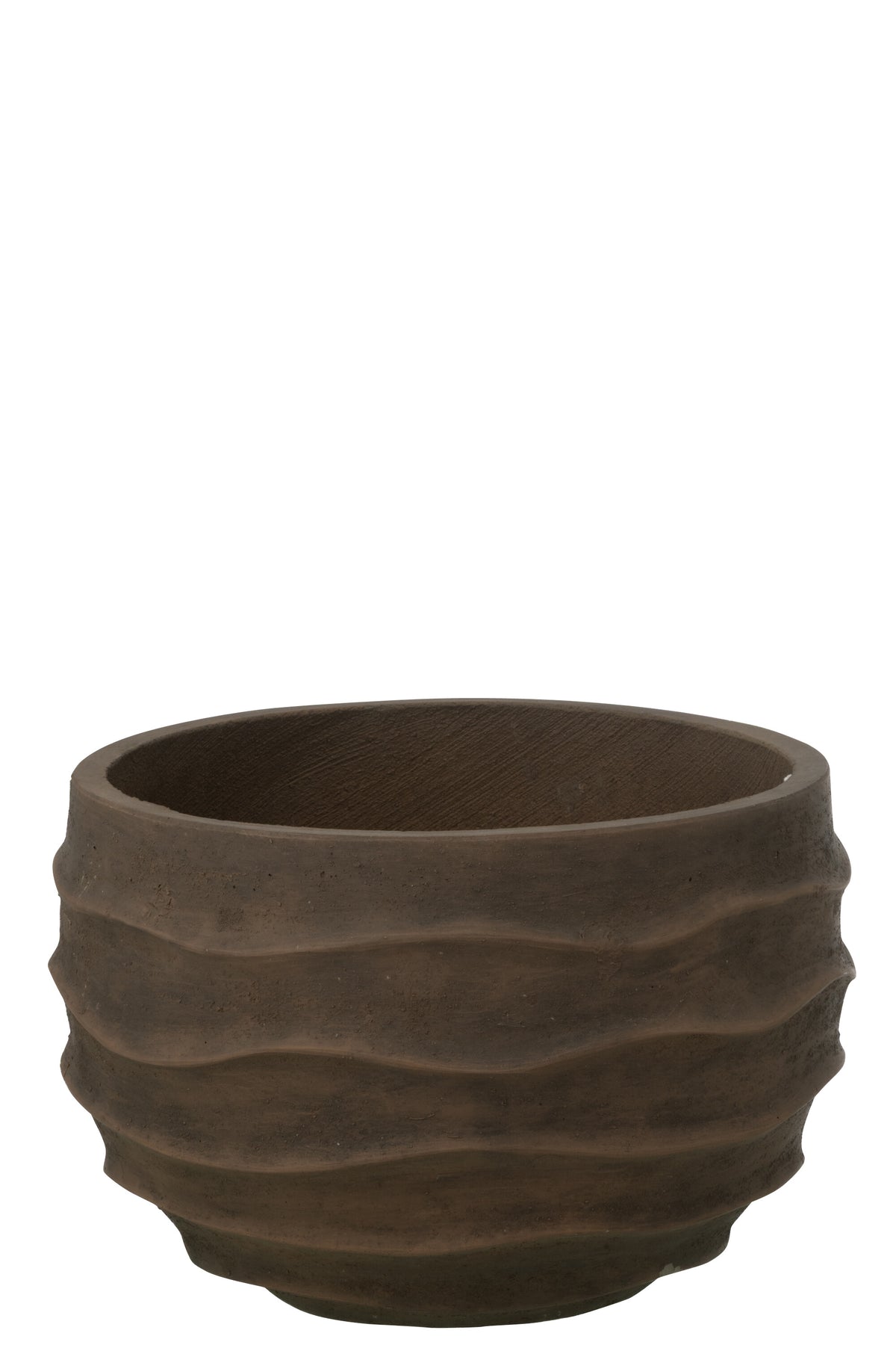 J-Line bloempot Golf   Buiten zand - steen - bruin - small
