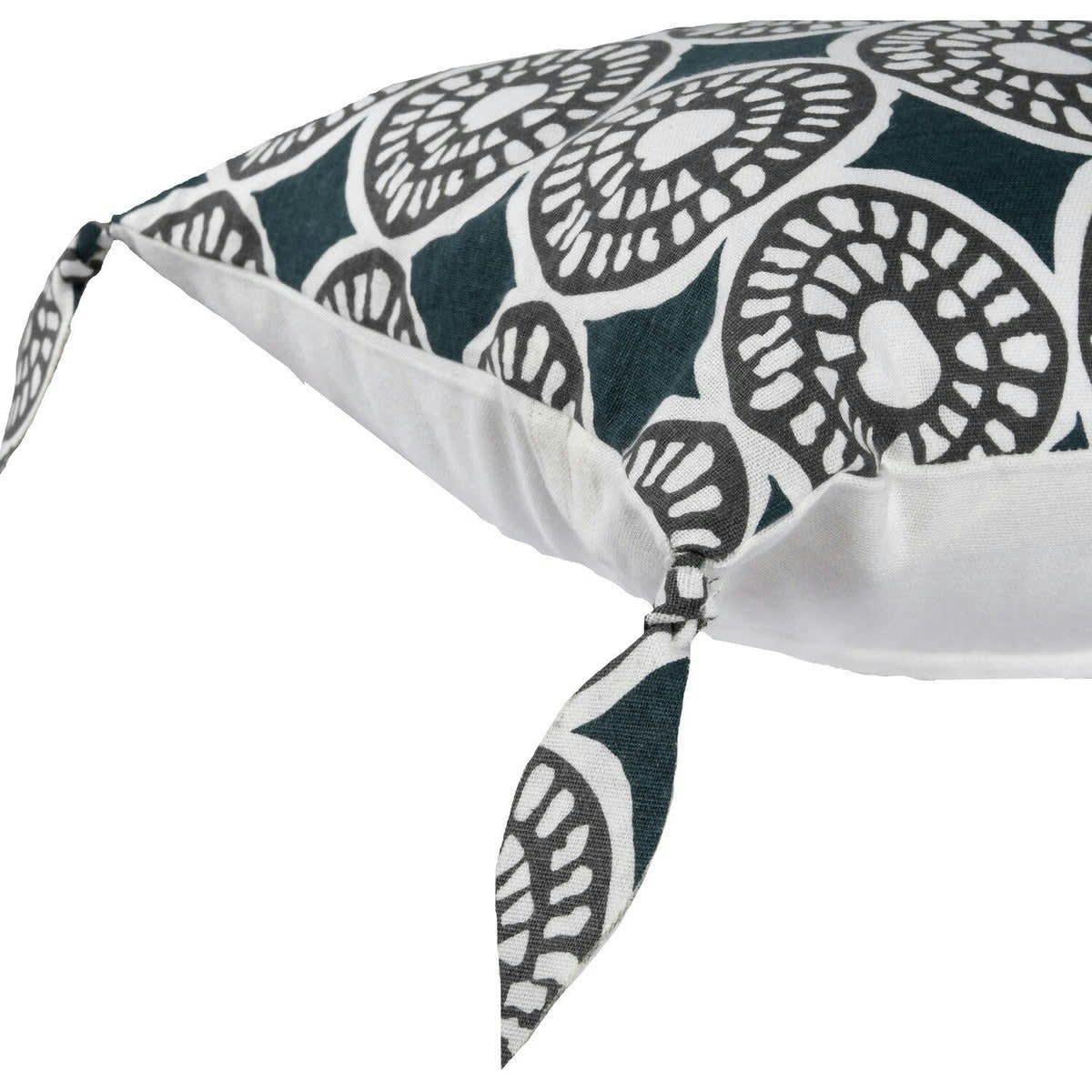 BOUBOU - Housse de coussin coton  50x30 noir