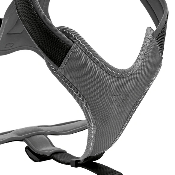 Geschirr, S, nylon/neopren, schwarz/grau