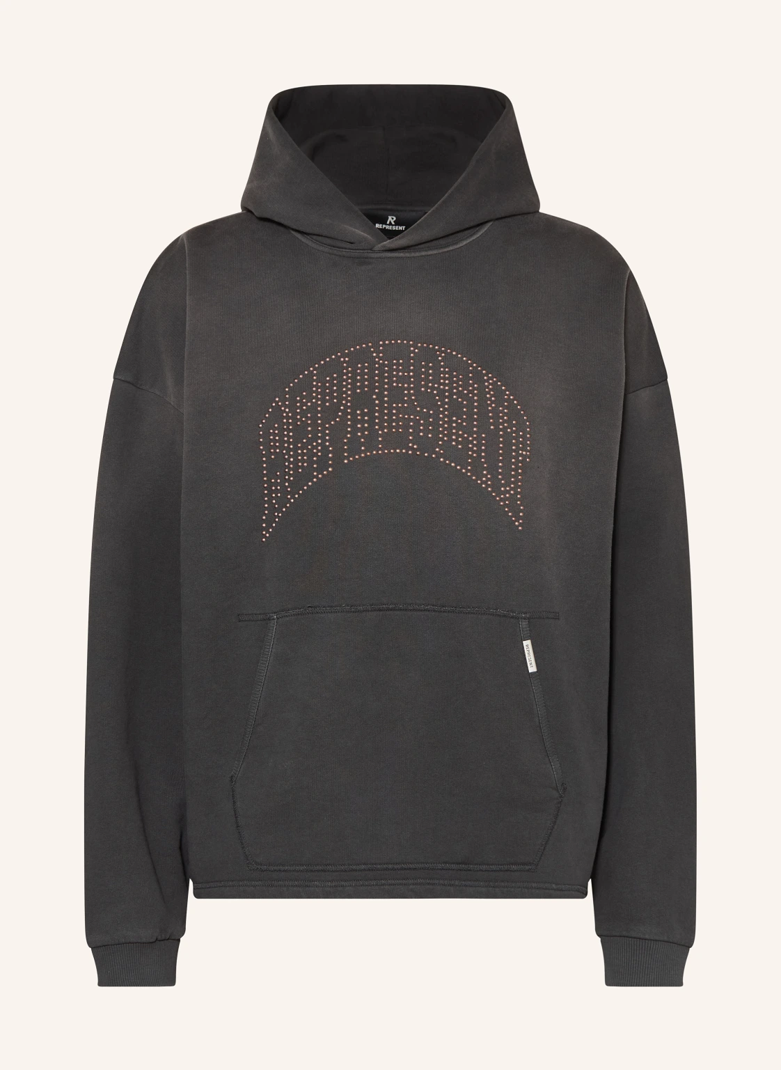REPRESENT Hoodie mit Nieten