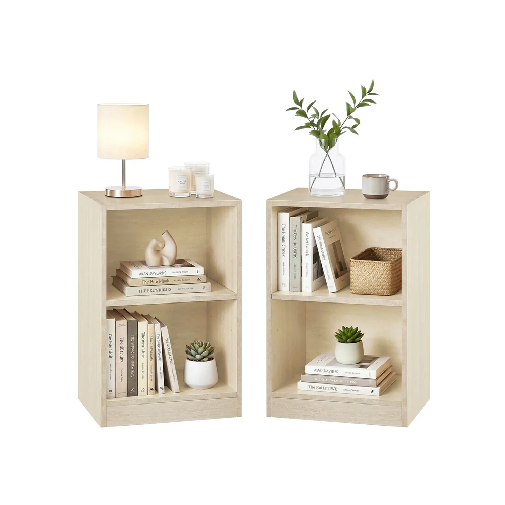 Custos Collection - Table de chevet avec étagères ouvertes et rangement pratique