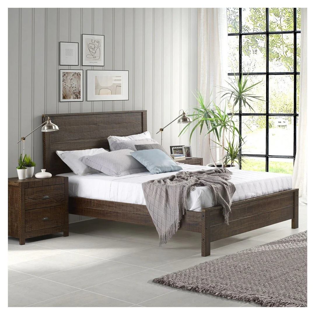 Yes4wood Albany Queen Bedroom Furniture Set Solid Wood