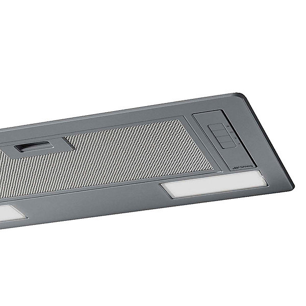 Hotte encastrable Universel l. 54 cm KSG52HE Smeg gris métal