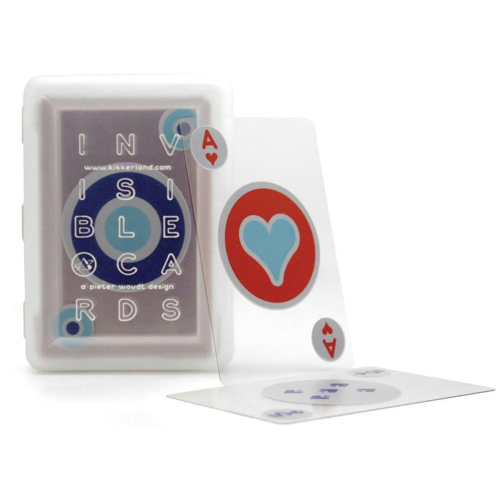 - Jeu de cartes invisibles pvc transparent