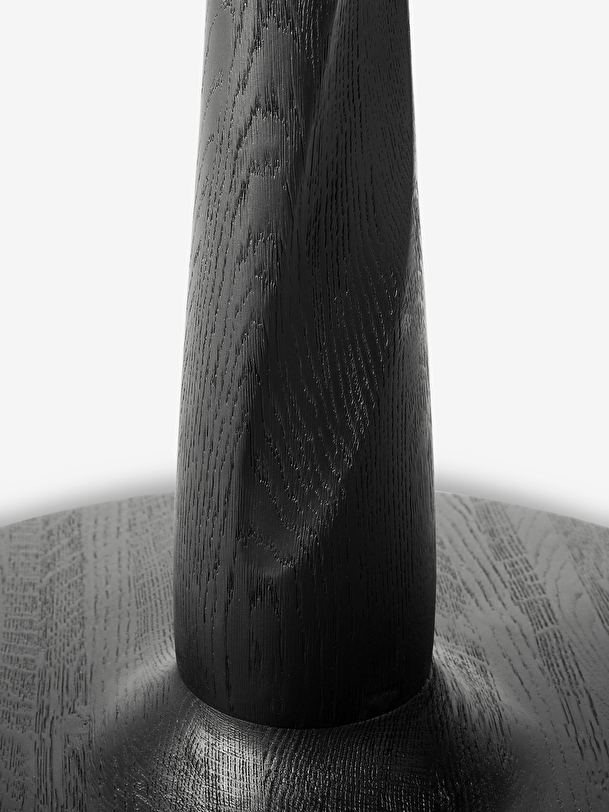 Table ronde torsion - ethnicraft noir
