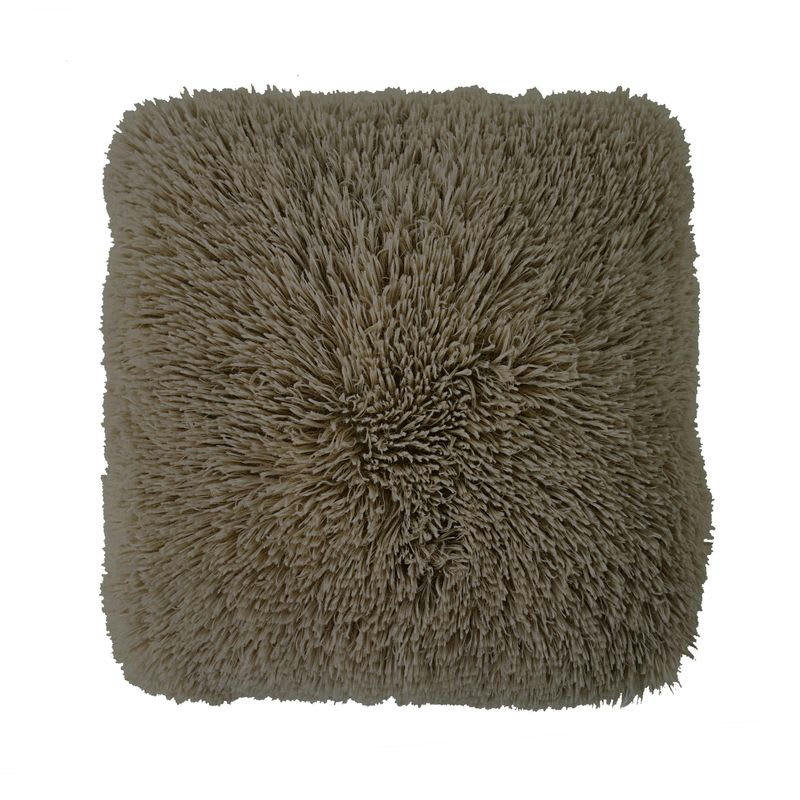 NEO - Coussin moelleux extra doux taupe 40x40