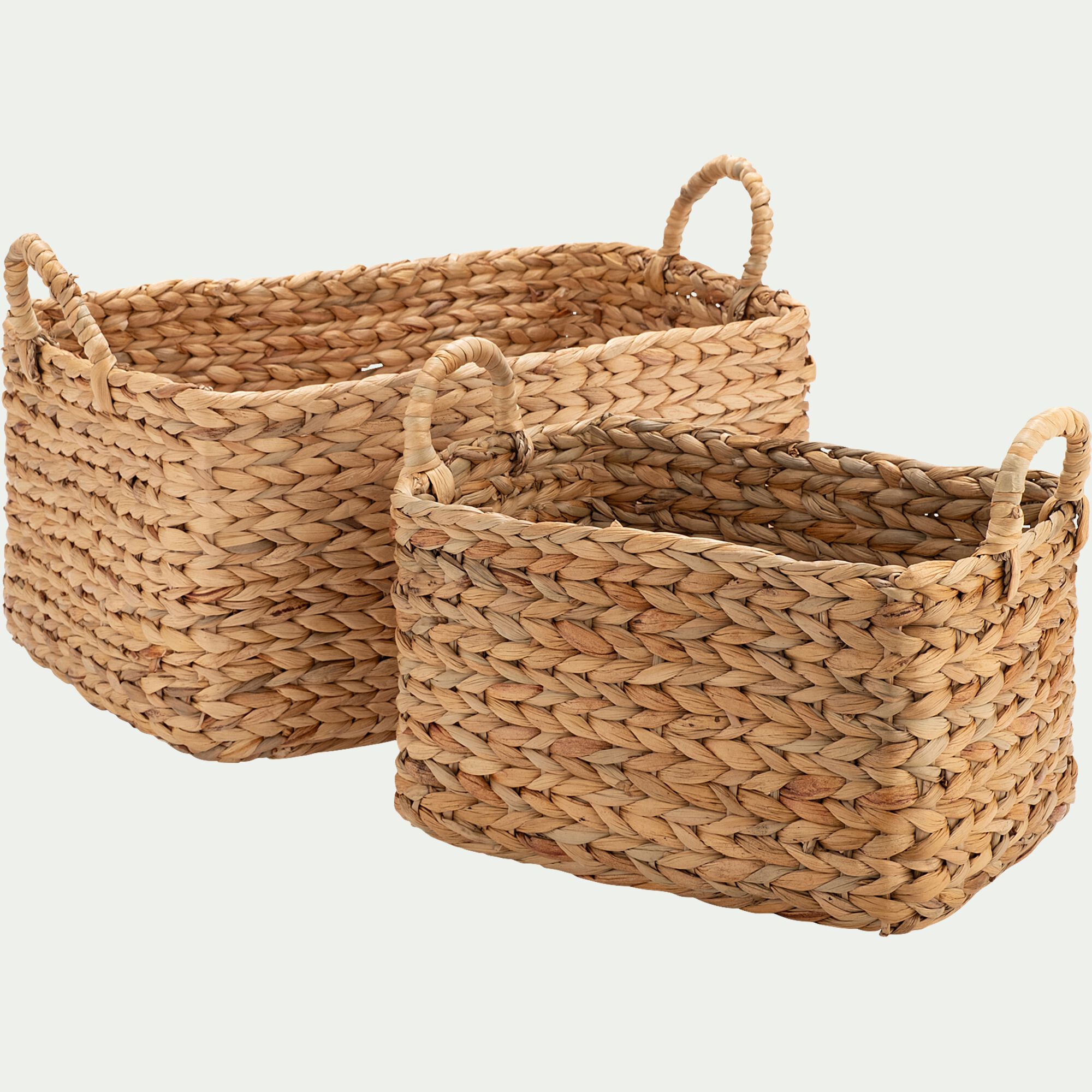 SACHA - X-SACHA PANIER EN JACINTHE D'EAU GM 47X26X34 S2
