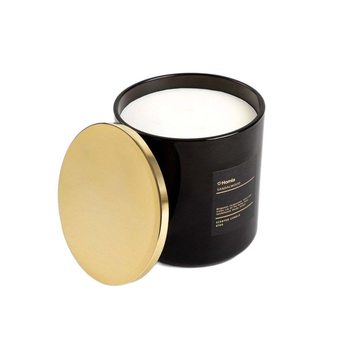 Świeca zapachowa VELUMA Sandalwood 870 g HOMLA