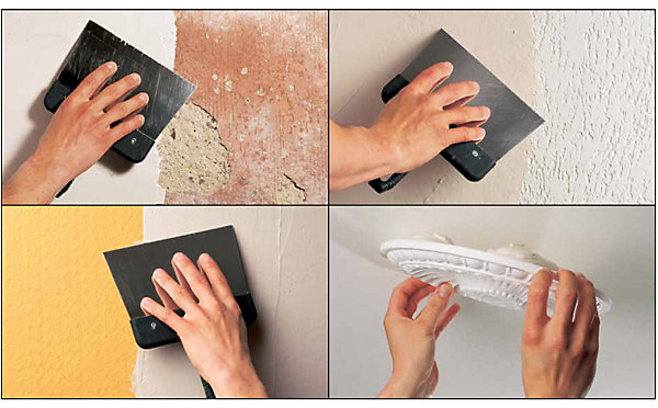 Enduit Multifonctions CE 3000 Semin pour Coller, Fixer, Reboucher, Aplanir, Lisser et Décorer, Intérieur, Sac de 5 kg (Lot de 2)