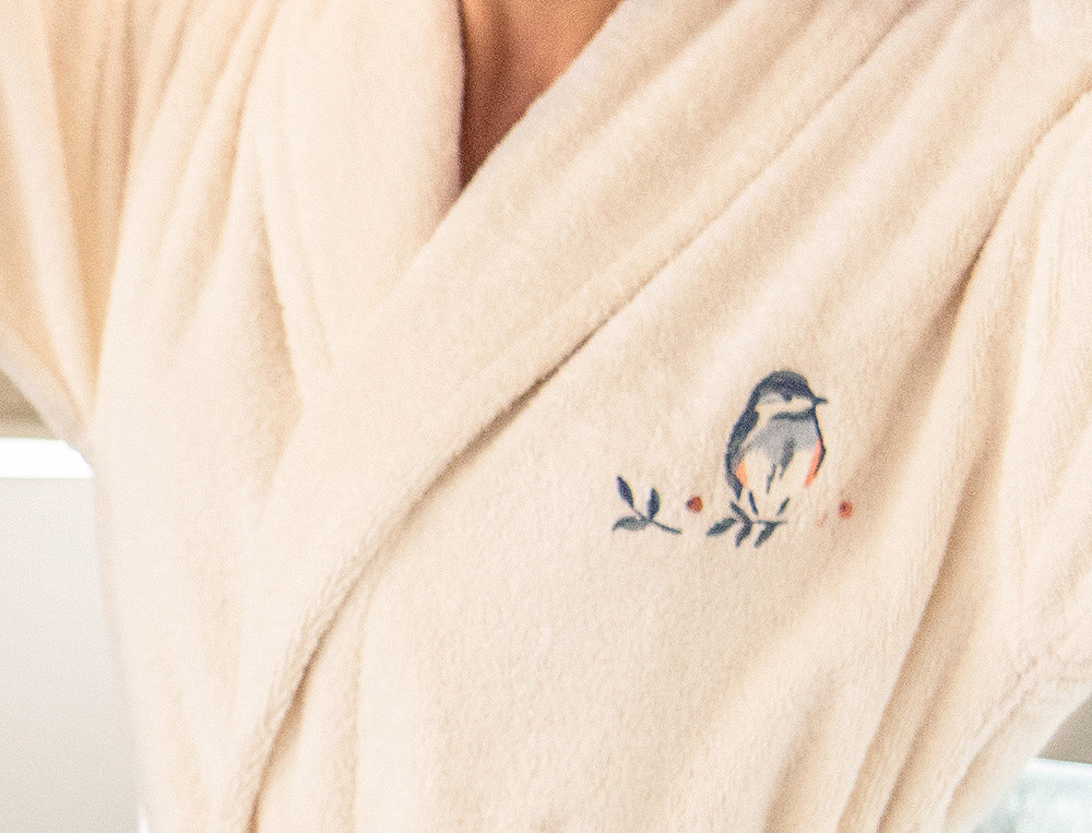 Peignoir femmeMésanges