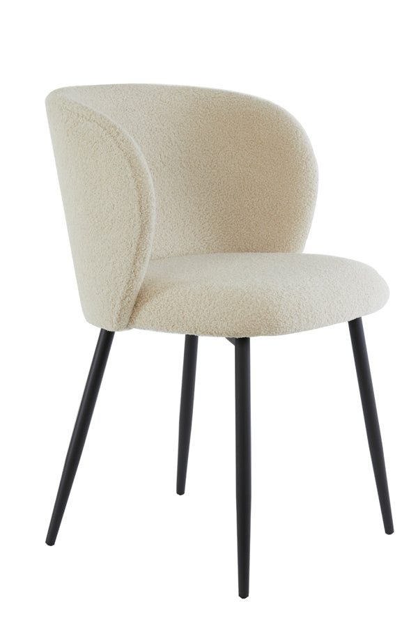 Light & Living eetkamerstoel ELYNA - 56x55x79cm - bruin - Set van 2