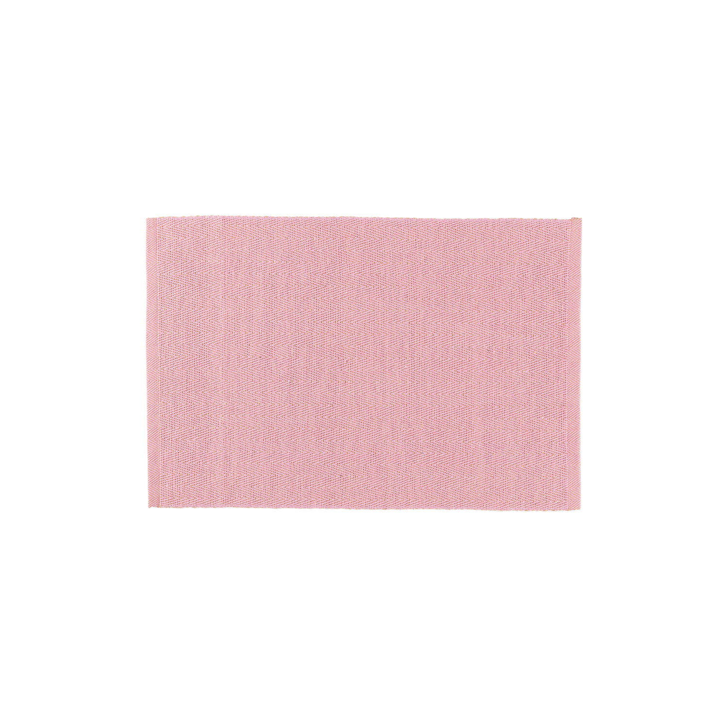 Herringbone d&aelig;kkeserviet, rosa