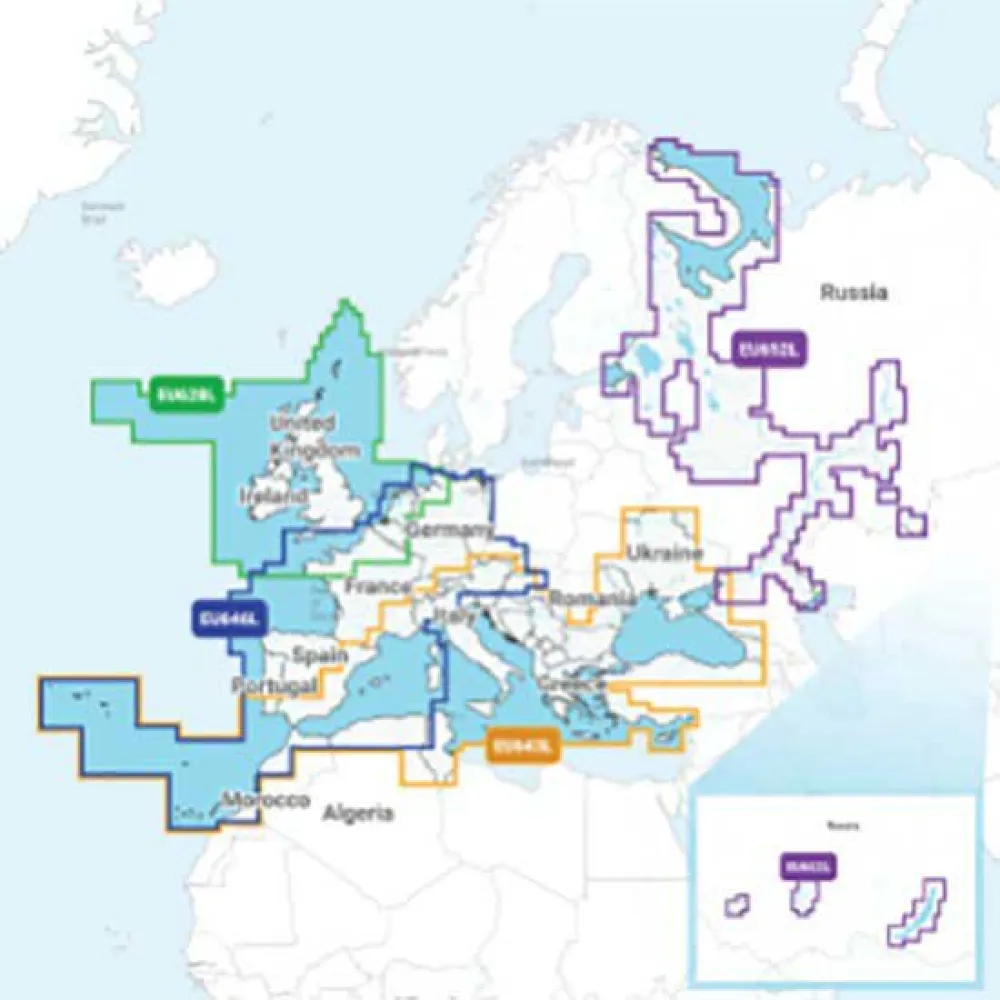 Garmin NAEU643L Mediterranean&Black Sea Navionics®  Micro SD/SD Card Map