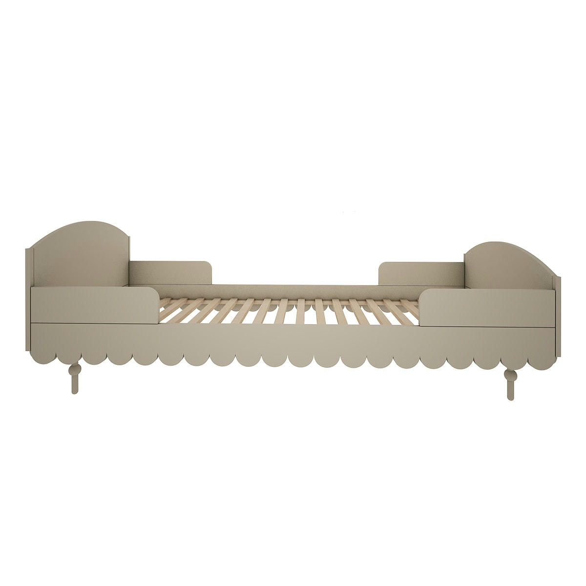 BABUSHKA - Lit 90x200 sommier inclus olive