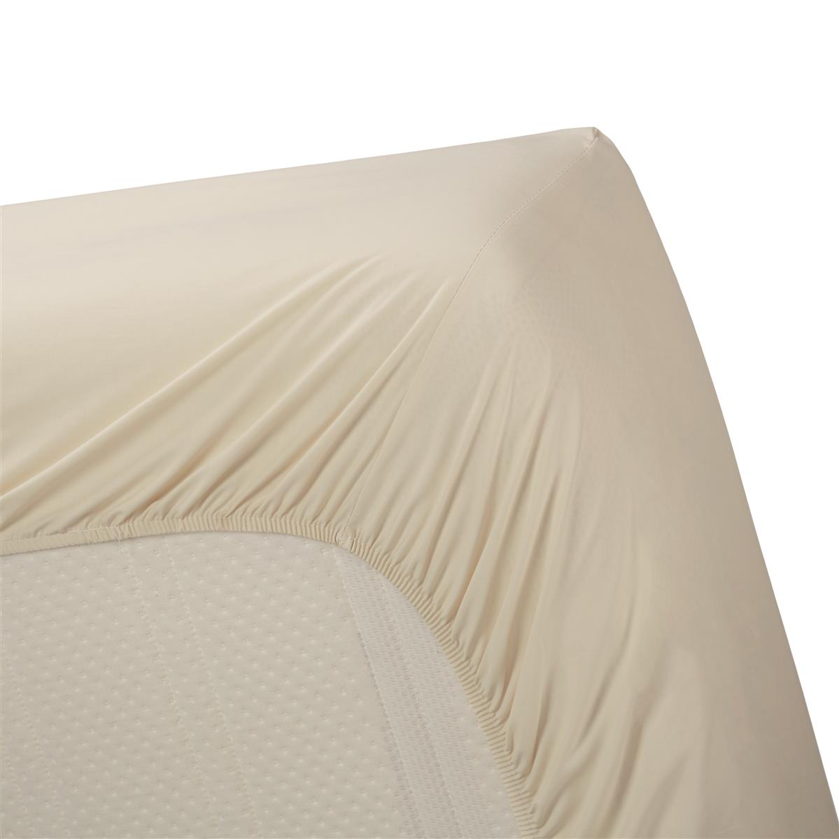 Beddinghouse Percale katoen - Hoeslaken - 180x200 - Naturel