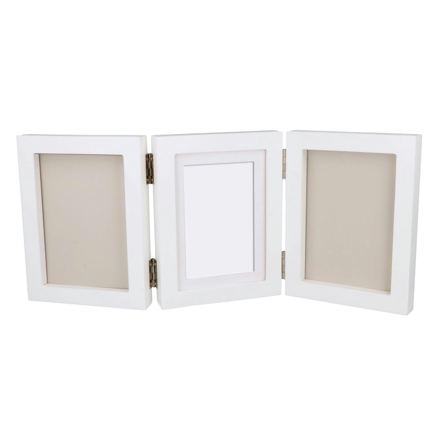 - 3 cadres photo et empreintes bébé