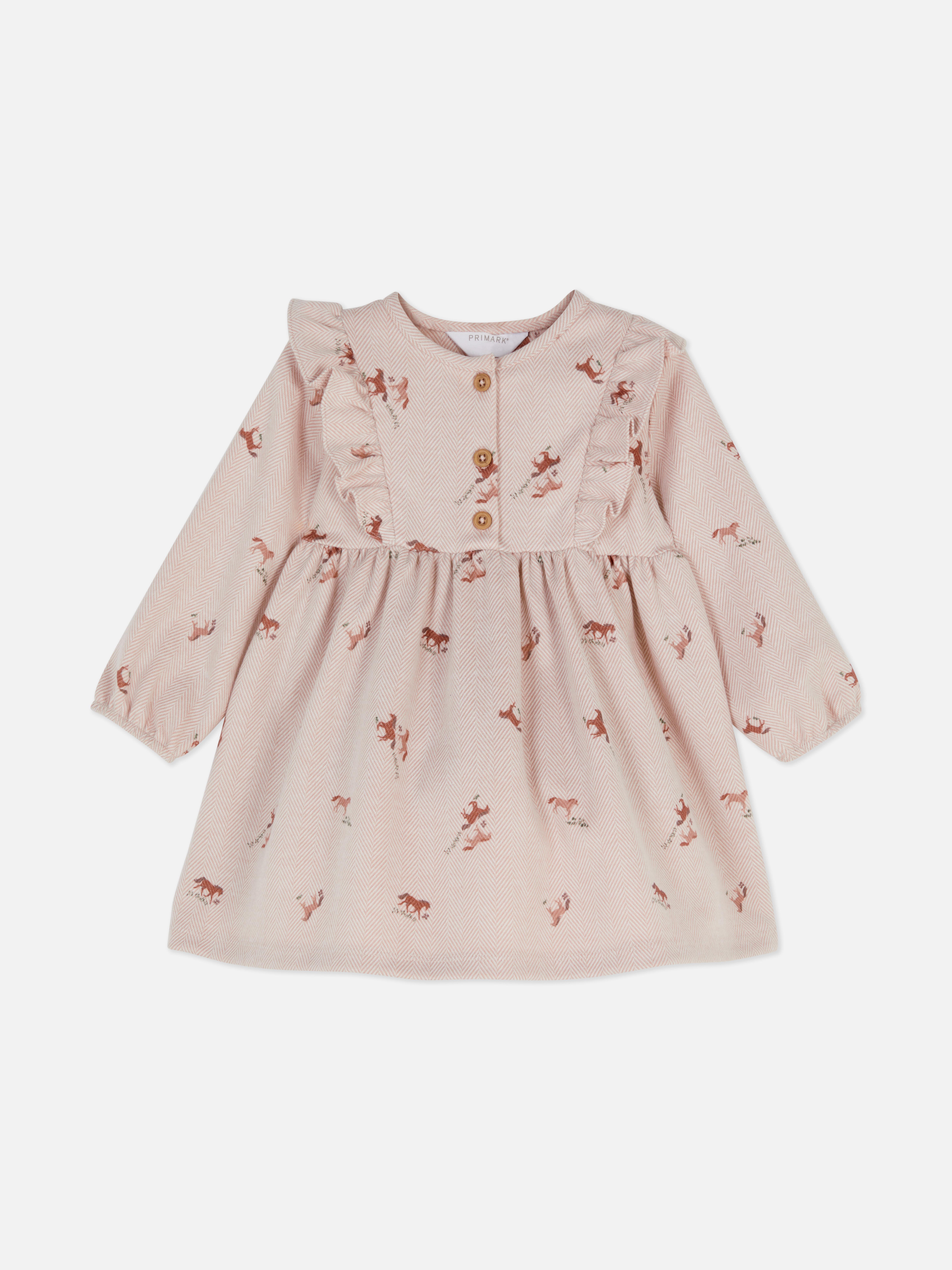 Ruffle Long Sleeve Dress