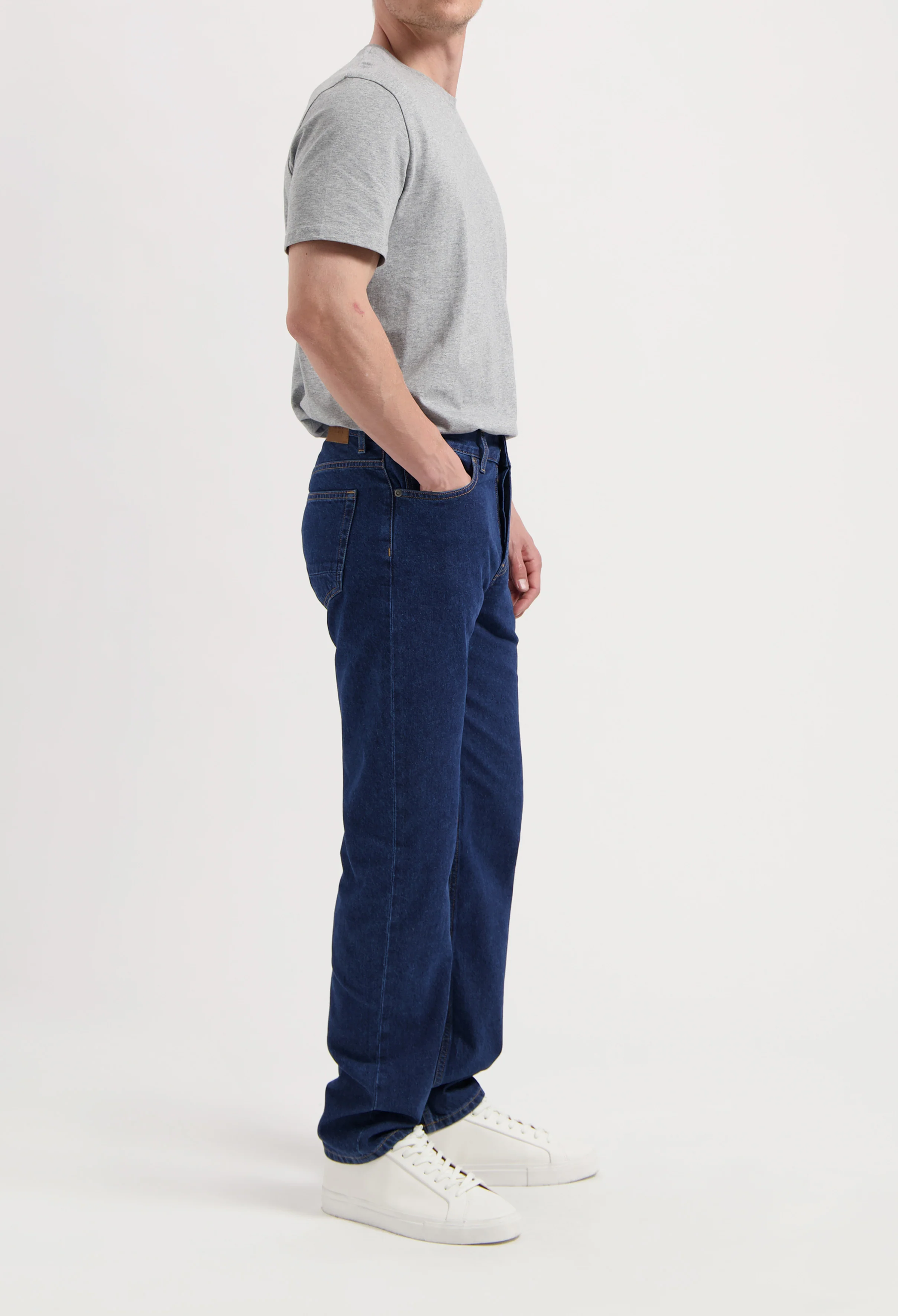 John Mid Straight - Stone Indigo