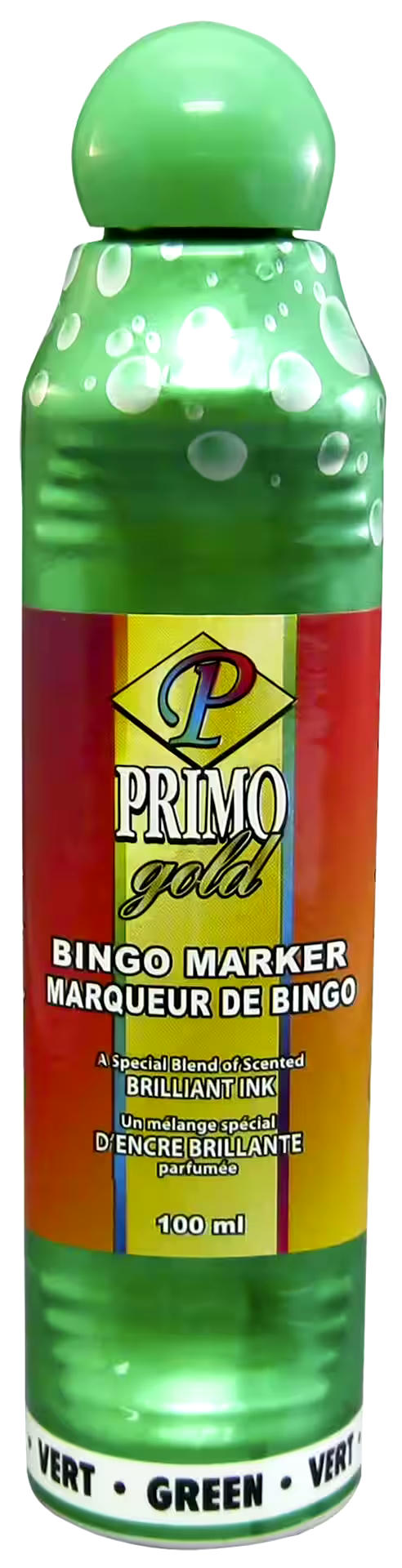 Primo Gold Brilliant Ink Scented Bingo Dabber/Dauber Marker, 100ml, Assorted, Age 12+