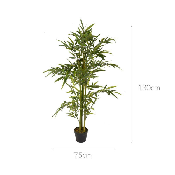 Sztuczne drzewko bambusowe w doniczce, 130 cm