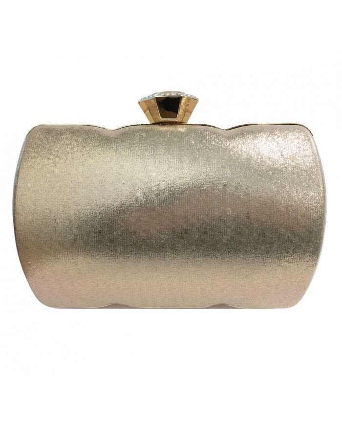 JFY Crystal Clasp Single Side Diamante Bag
