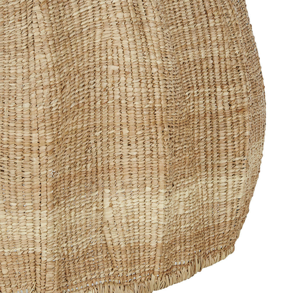 - Suspension tressée en fibre de palmier beige D65