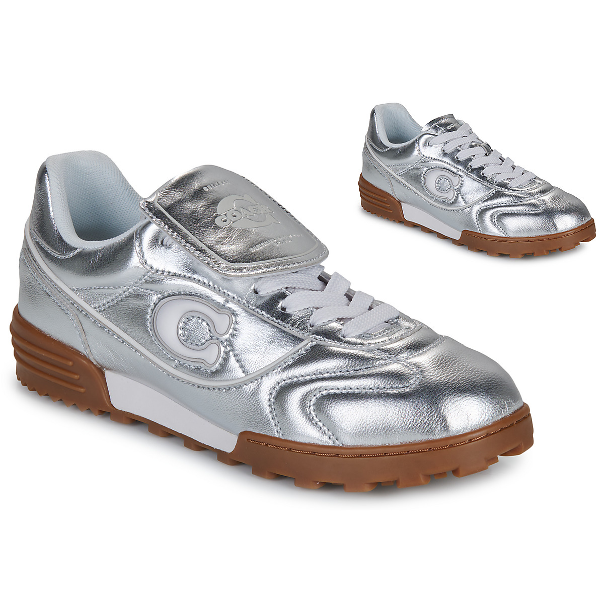 Coach - COACH MATCH SNEAKER - Silver