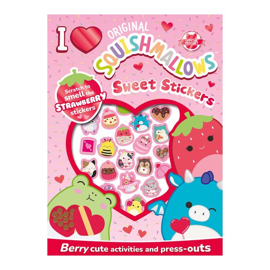 Squishmallows Sweet Stickers Book
