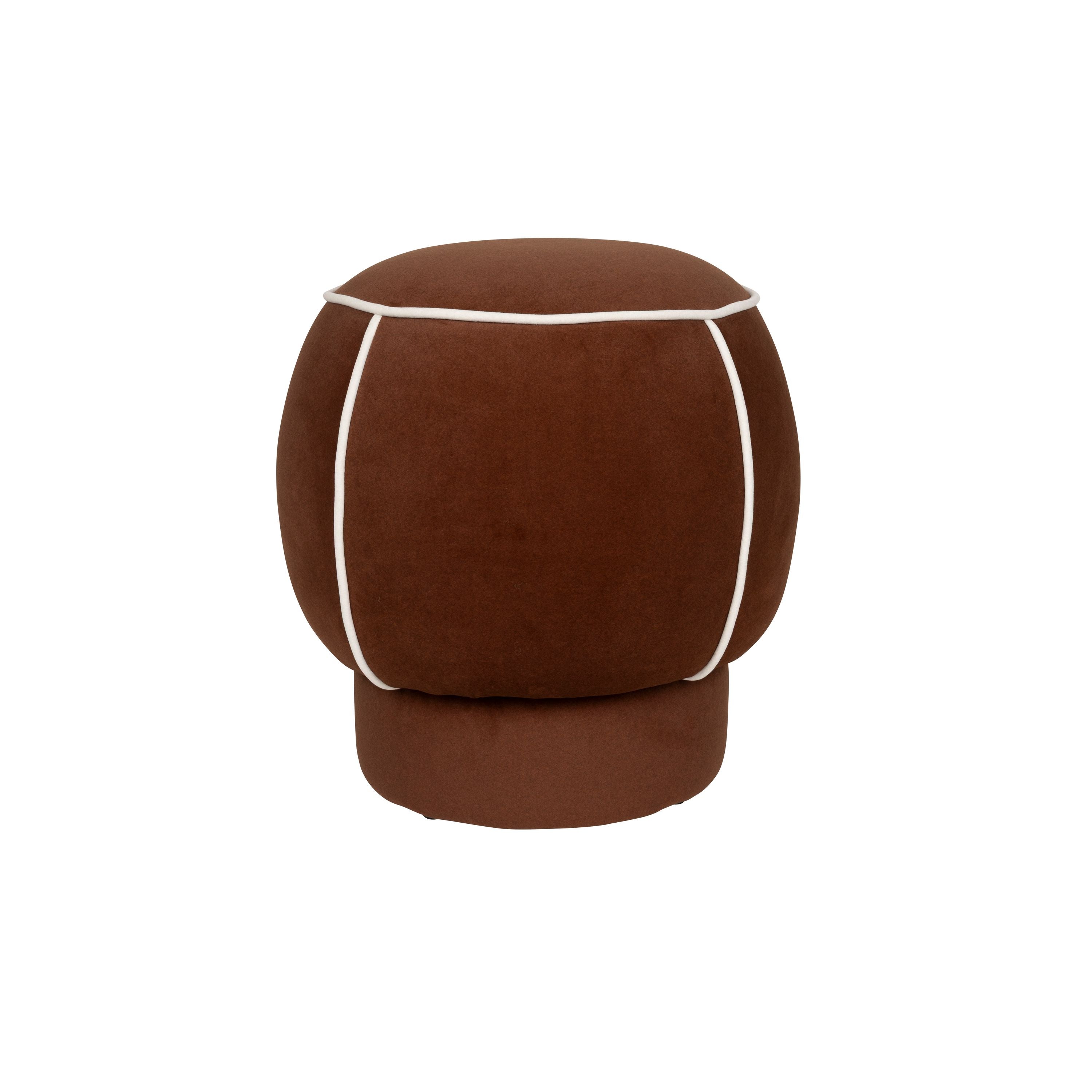 Housecraft Living Marina Poef Rond 45 cm Rood