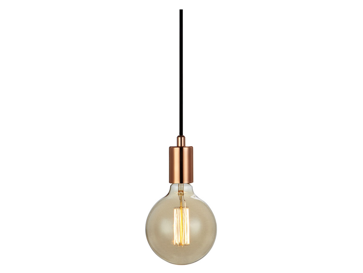 Lampa wisząca Sky metalowa miedziana