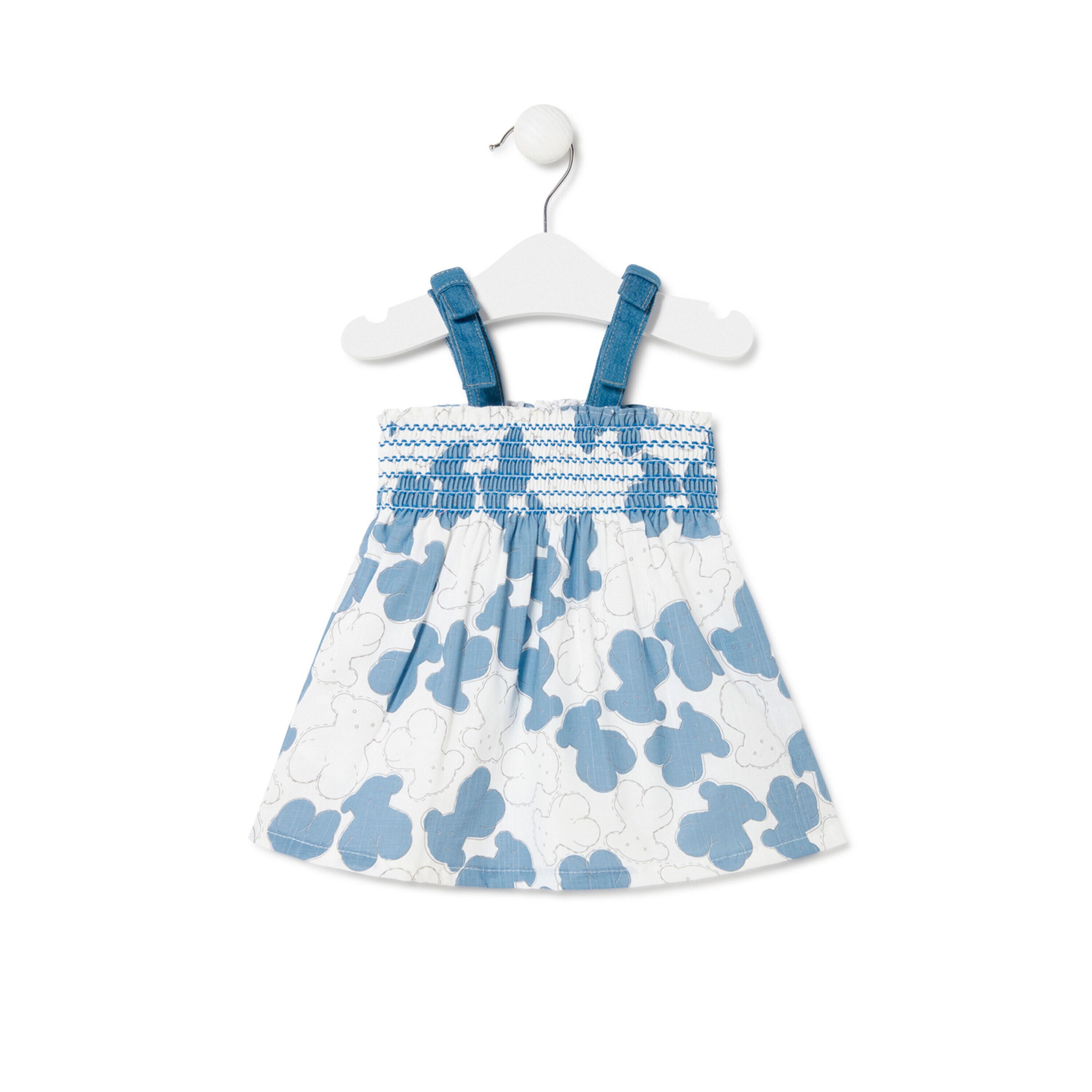 Vestido de niña Denim azul celeste