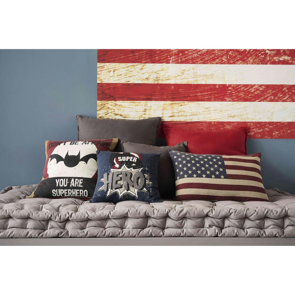 - Matelas enfant en coton gris 90x190