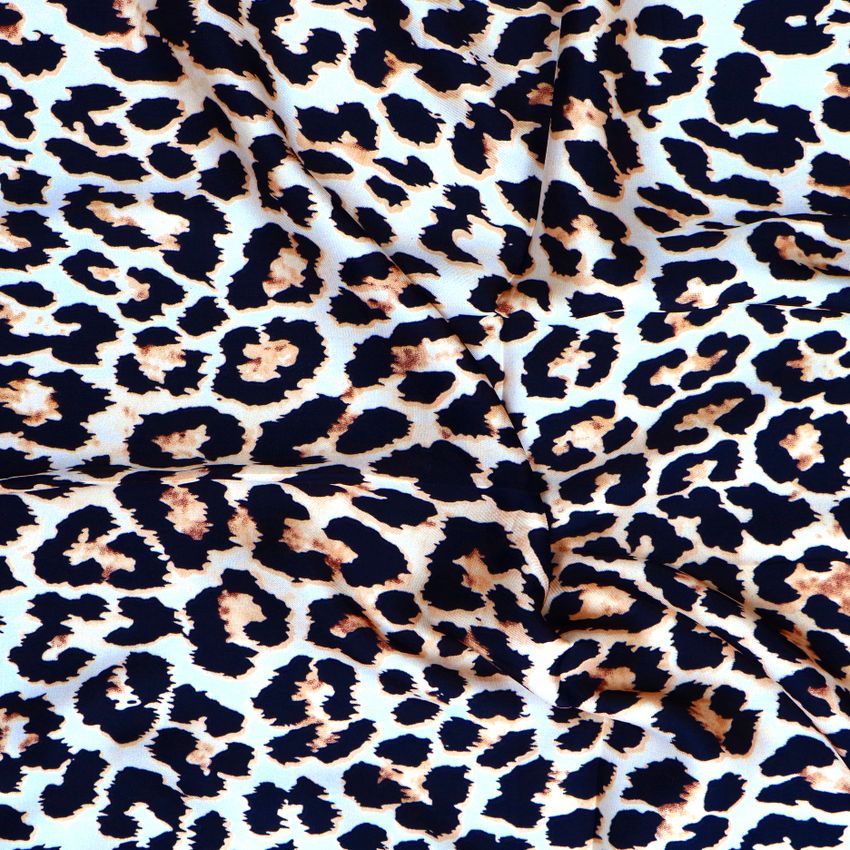 Manfield Panter sjaaltje met beige details