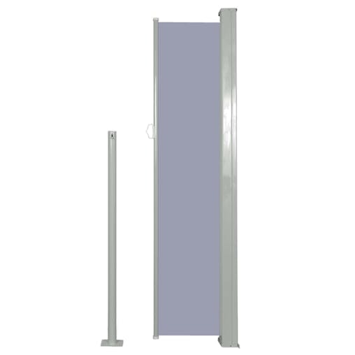 NNEVL Retractable Side Awning 140 x 300 cm Grey
