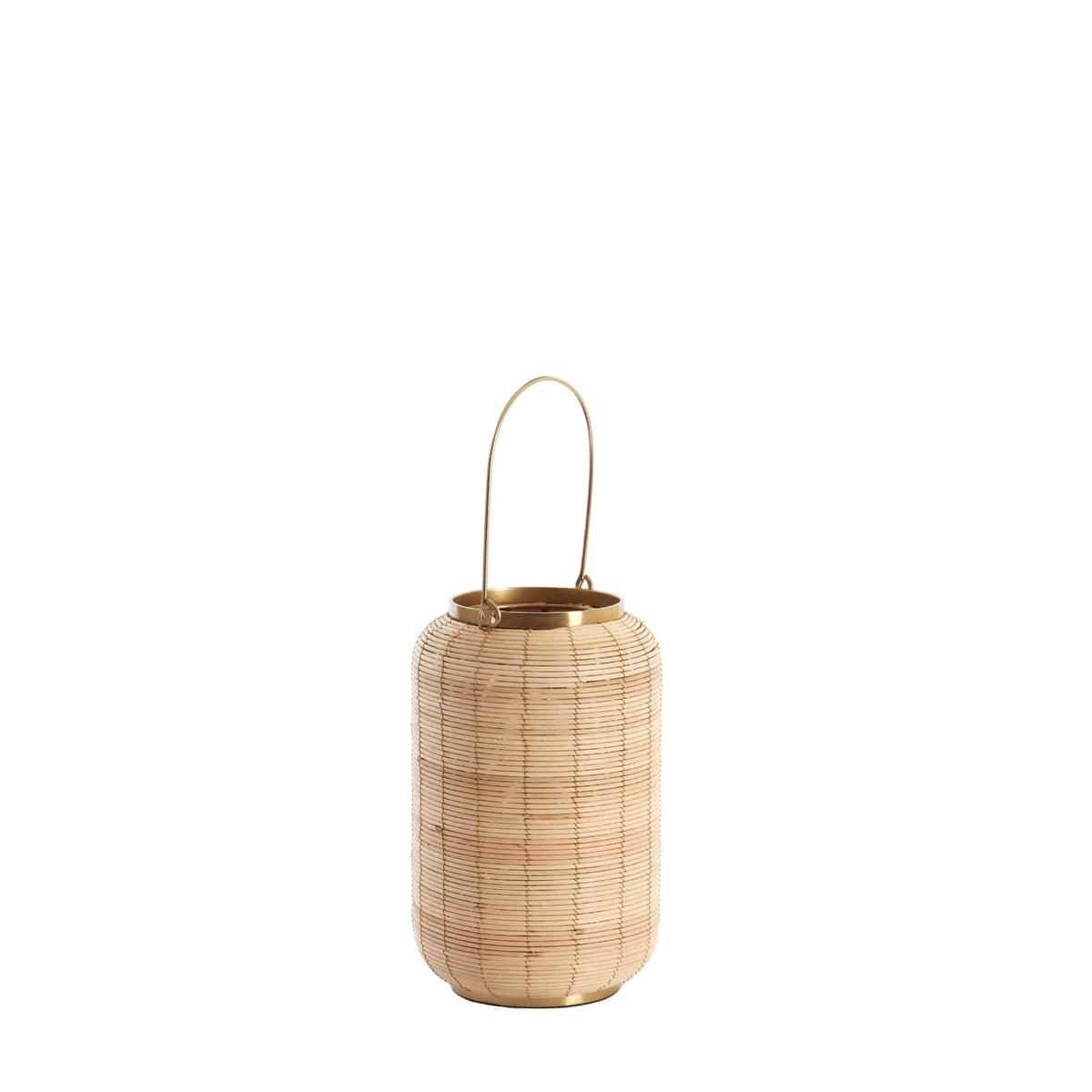 Light & Living windlicht Vivaro - bruin - Ø16.5cm