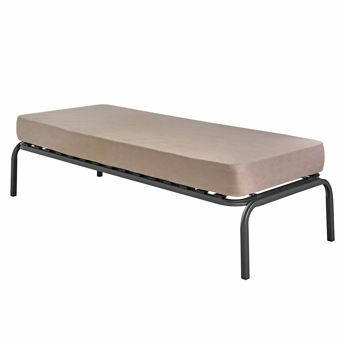 STRATA - Pack sommier supérieur avec matelas 90x190 cm metal