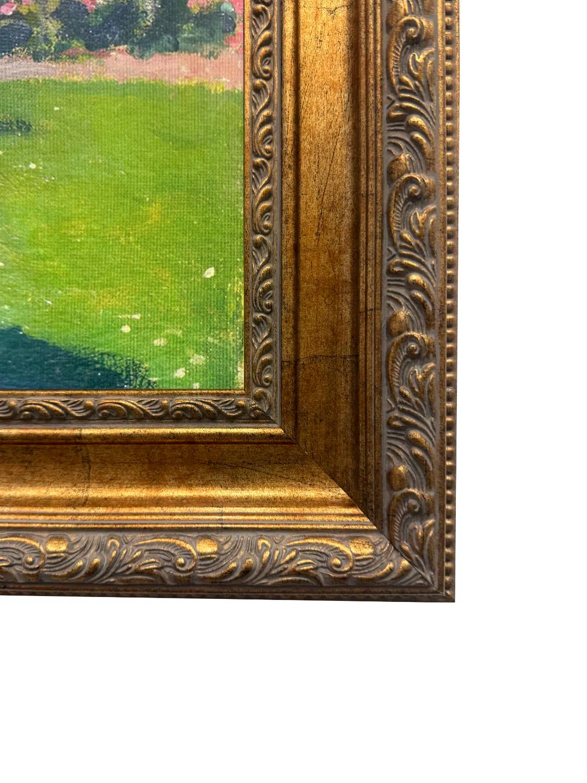 02 Antique Gold TV Frame, Ornate Baroque Frame for TV, Vintage Decorative TV Frame, Classic European Home Decor