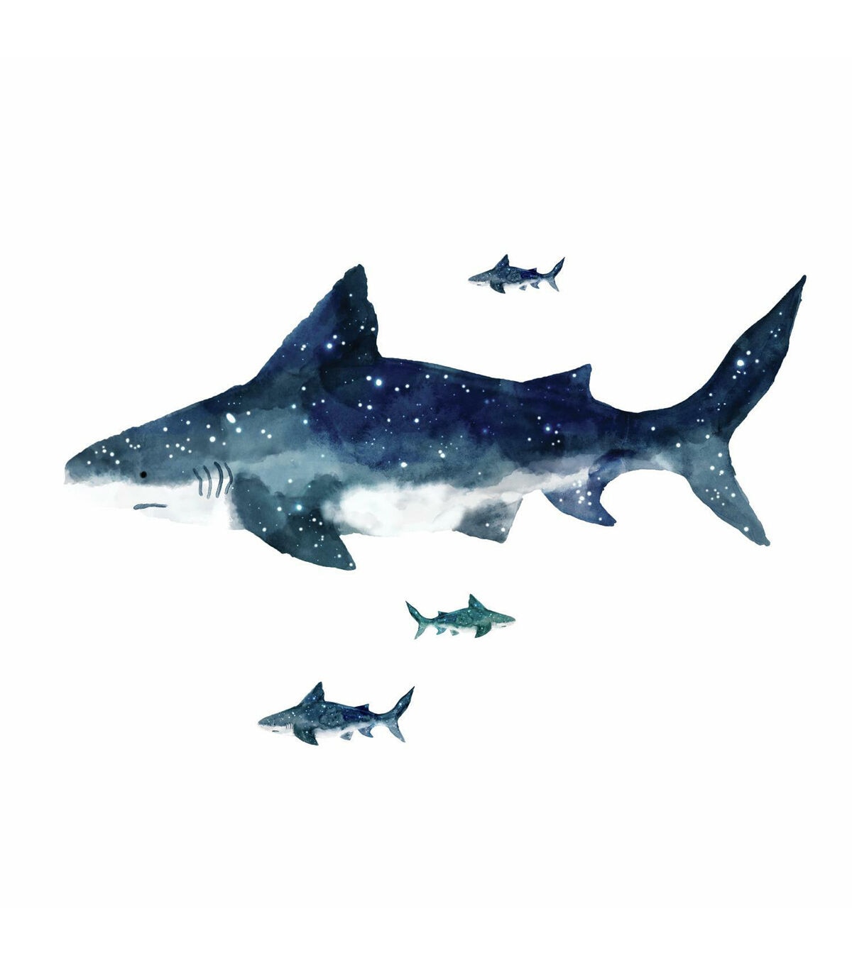 RoomMates Shark Peel And Stick Giant Wall Decals