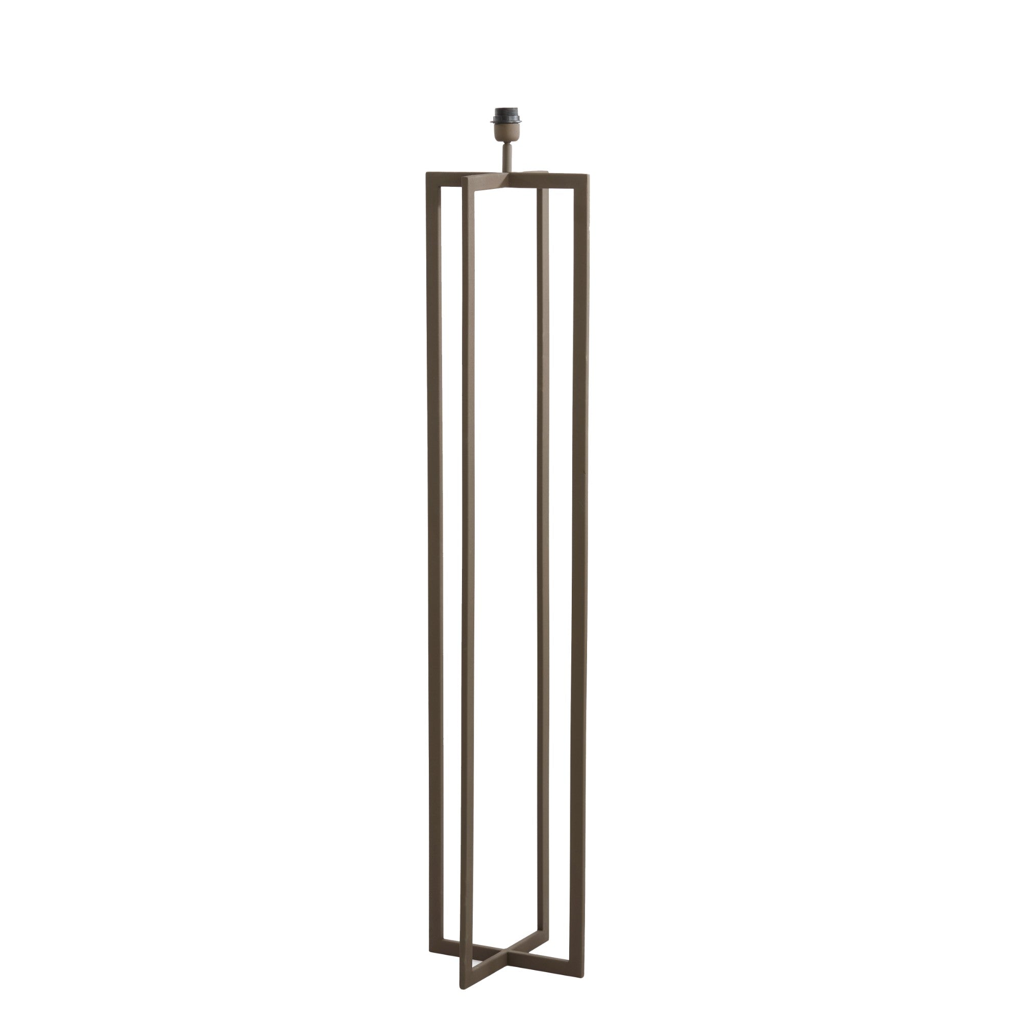 Light & Living vloerlamp Mace - bruin - 30x30x140cm