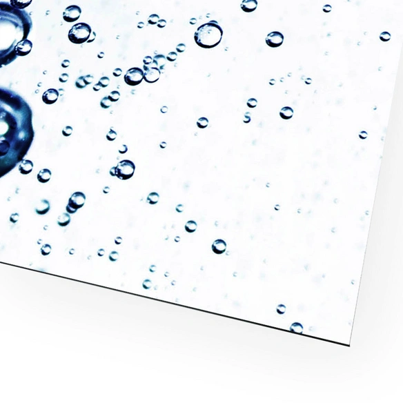 Badrückwand »Water«, BxH:90 cm x 45 cm, weiß