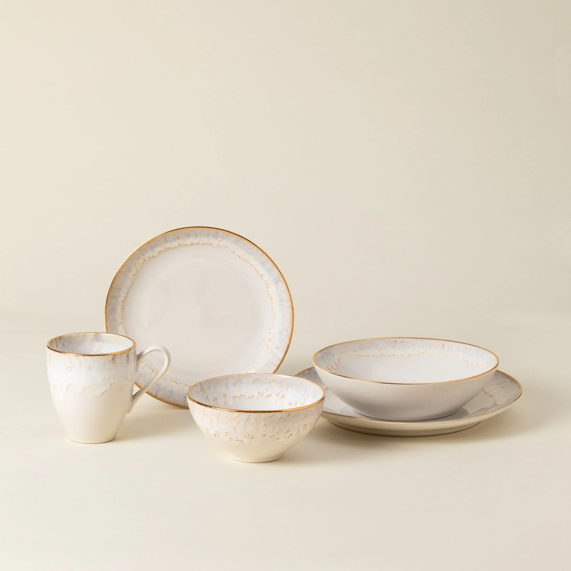 5-Piece Dinnerware Set Taormina, Casafina by COSTA NOVA