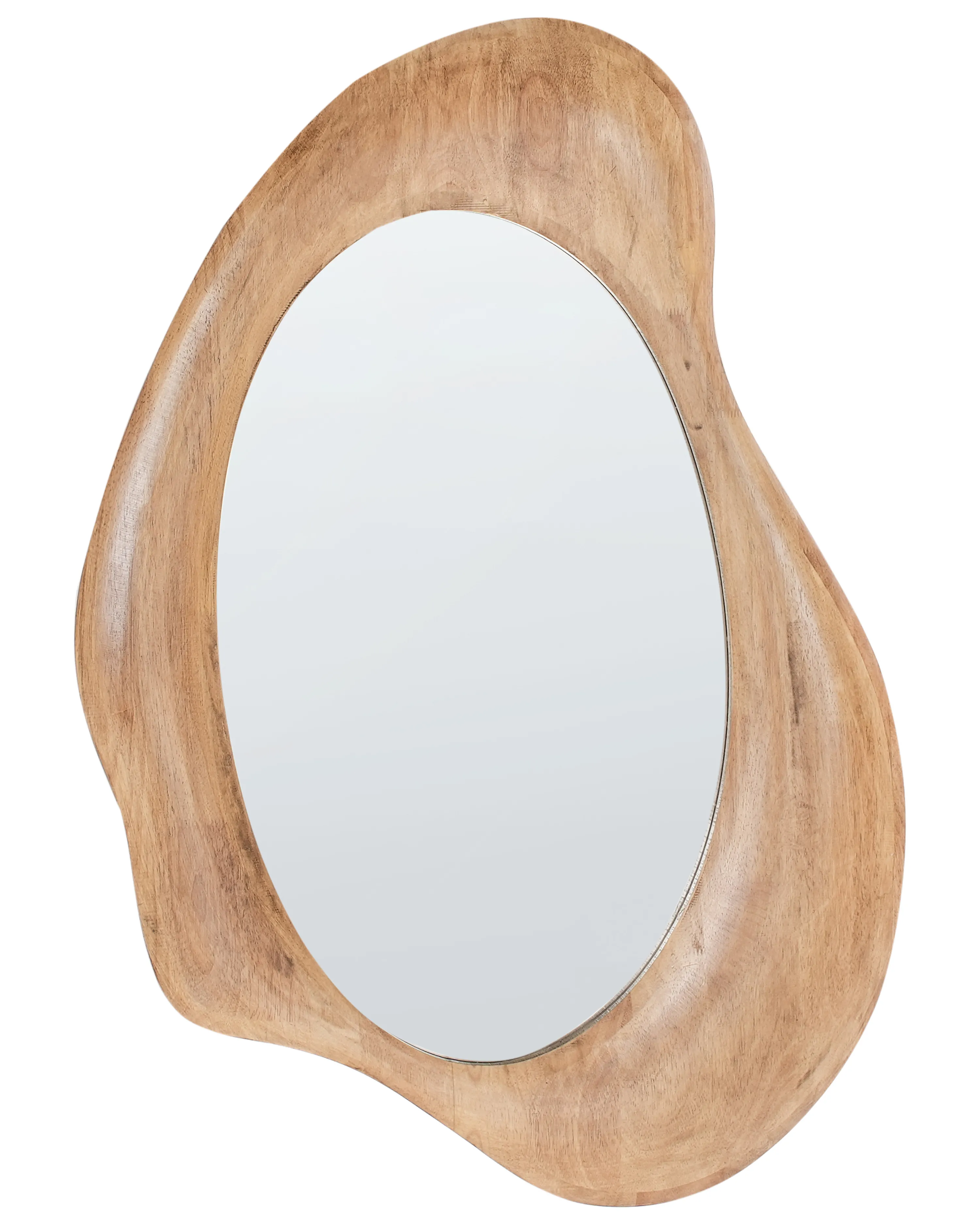 Wall Mirror HOURTIN 68 cm 100 cm Wood Brown