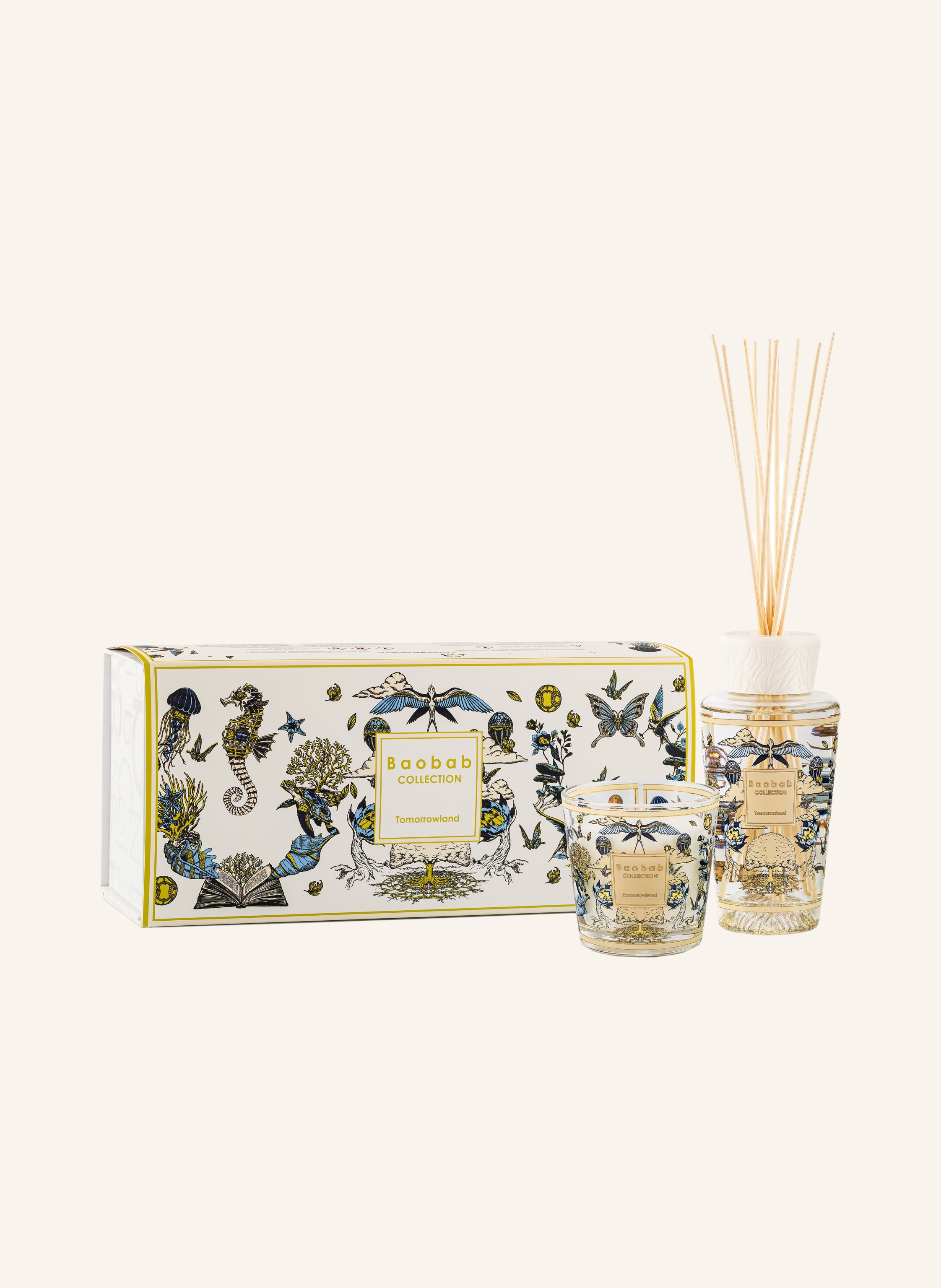 Baobab COLLECTION 2-tlg. Set TOMORROWLAND: Raumduft und Duftkerze