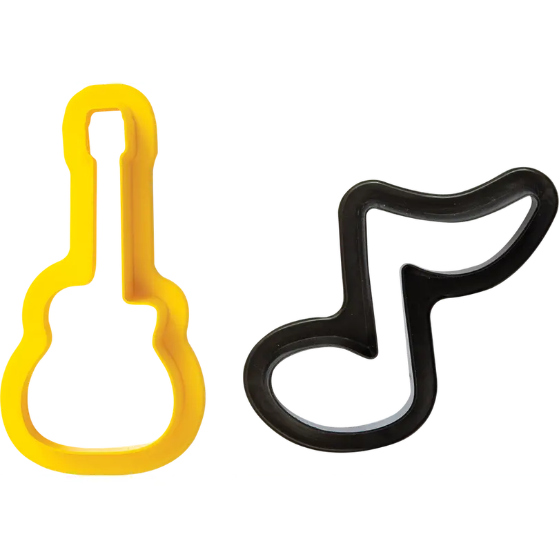 Ausstecher 2er-Set Note & Gitarre