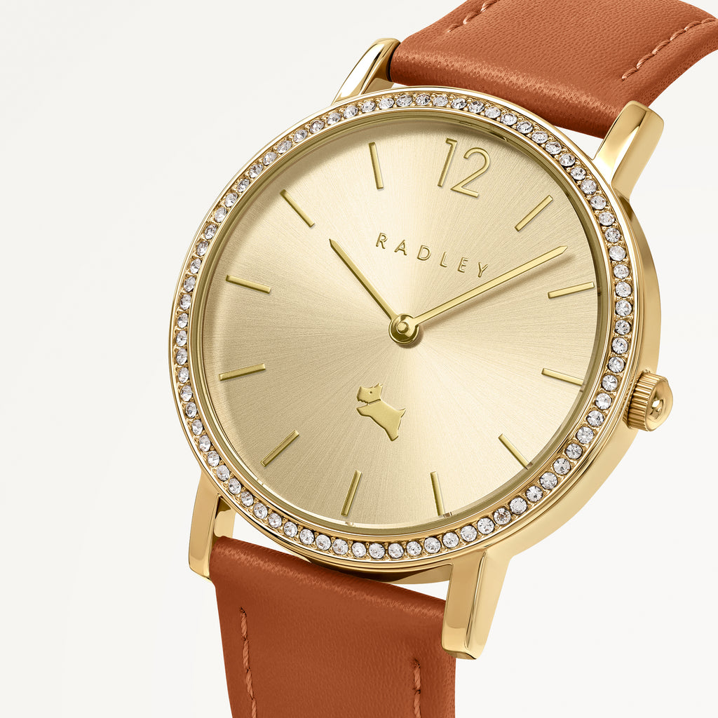 Beech Row - 35MM Leather Strap Watch