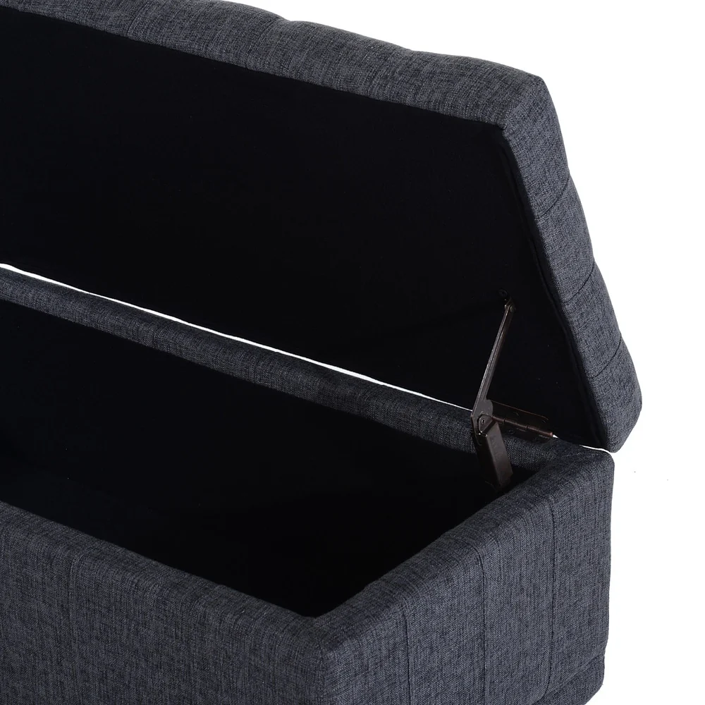 Copper Grove Turnbull 42-inch Fabric Tufted Storage Ottoman Bench