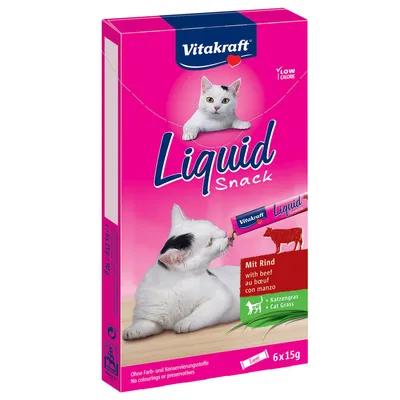 Vitakraft Cat Liquid-Snack Beef & Inulin