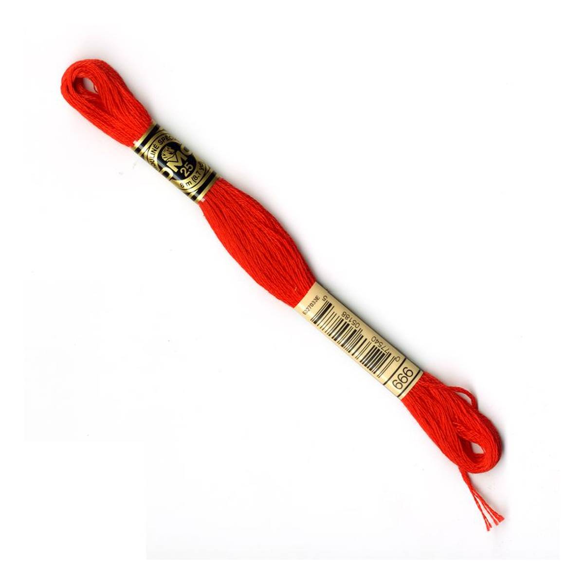 DMC Red Mouline Special 25 Cotton Thread 8m (666)